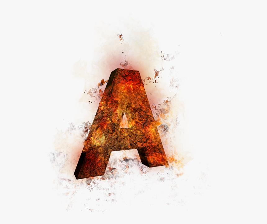 Transparent Burn Clipart - Design Letter A Burn, HD Png Download