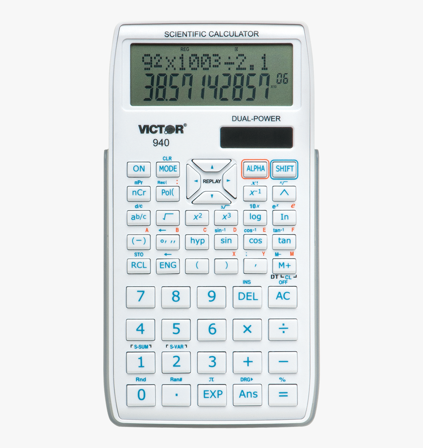 Product Image 44854 
							title Victor® 940 Scientific - Advanced Calculator, HD Png Download