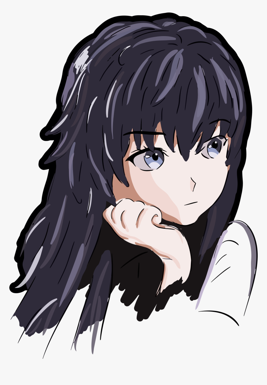Hairstyle,black Hair,hair, HD Png Download