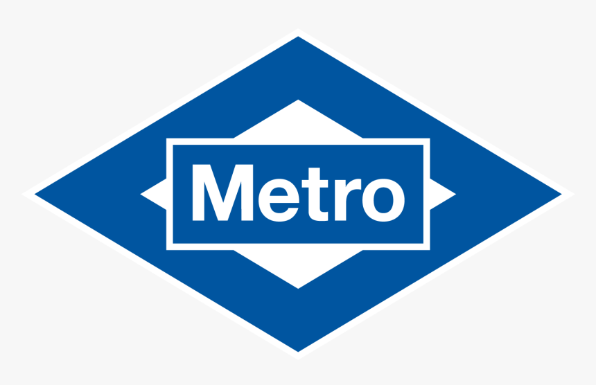 Logo Marca Azul - Metro Madrid Logo Png, Transparent Png