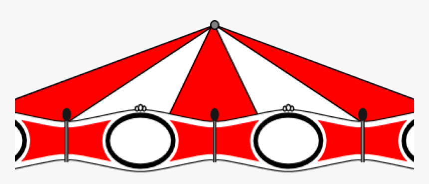 Carnival Clip Art Borders Free 19 Frame Clip Black - Red And White Carousel Clip Art, HD Png Download