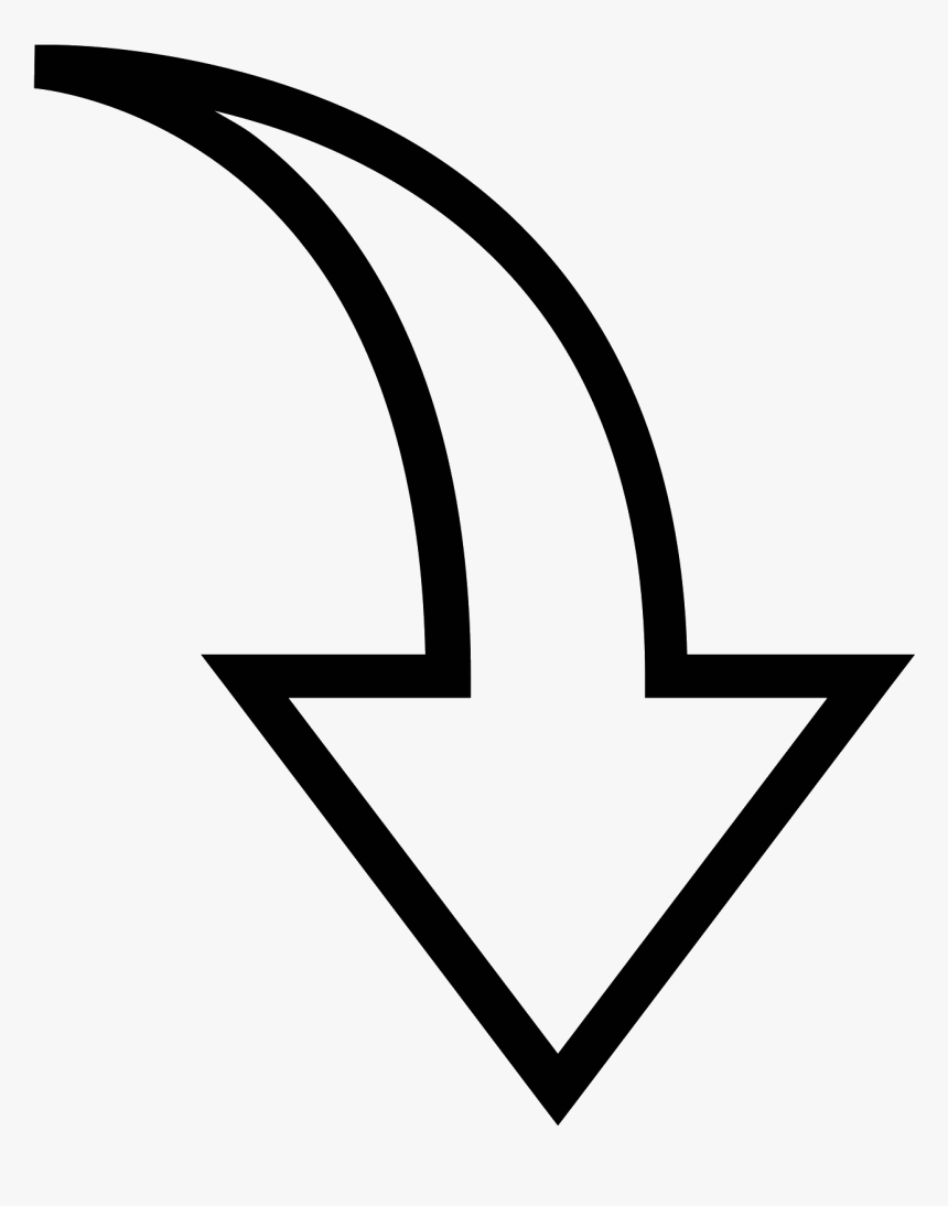 Arrow Pointing Down Png Arrow Vector Icon, Transparent Png , Transparent Png Image PNGitem