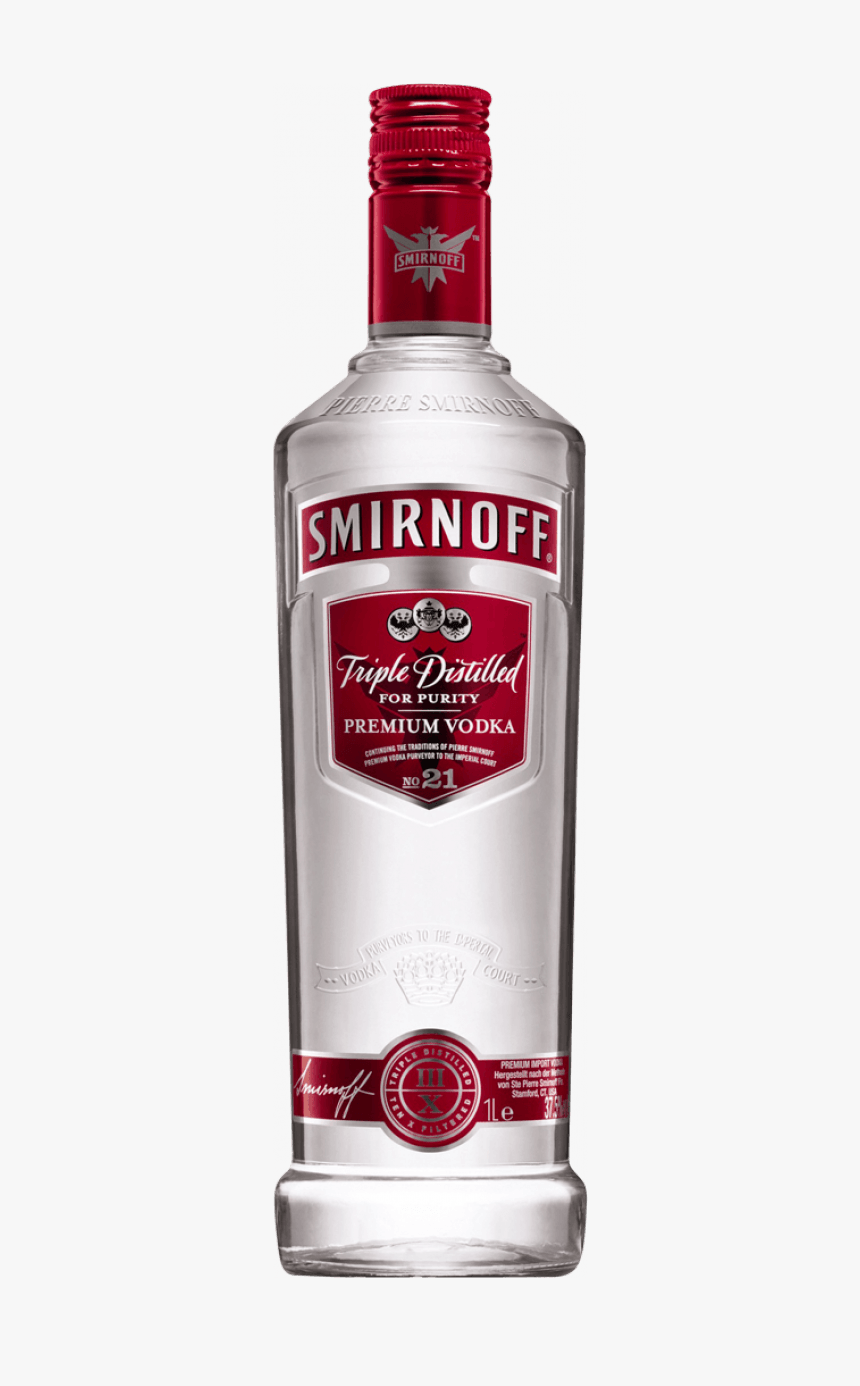 Smirnoff Vodka - Smirnoff Vodka Bottle Png, Transparent Png
