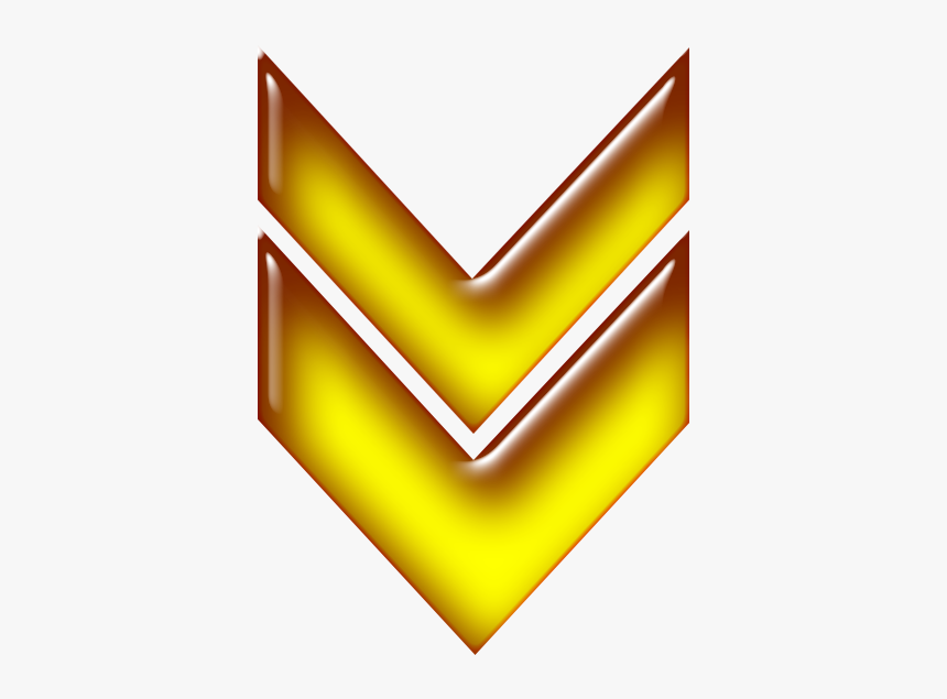 Double Arrow Yellow Down - Arrow Down Yellow Png, Transparent Png ...