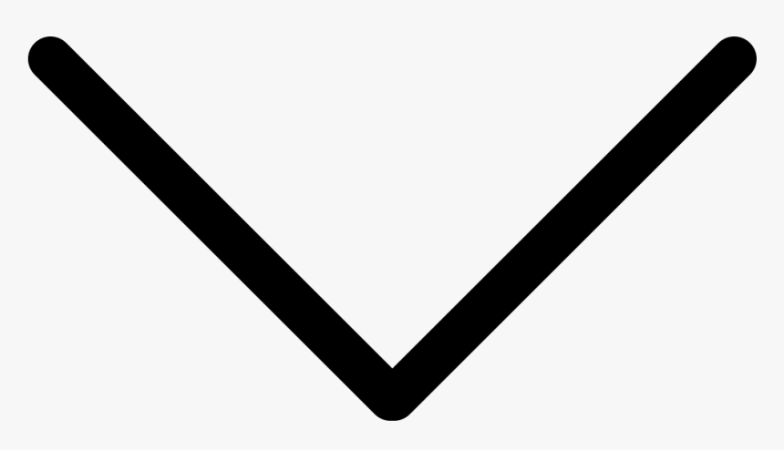 Drop Down Arrow - Transparent V, HD Png Download