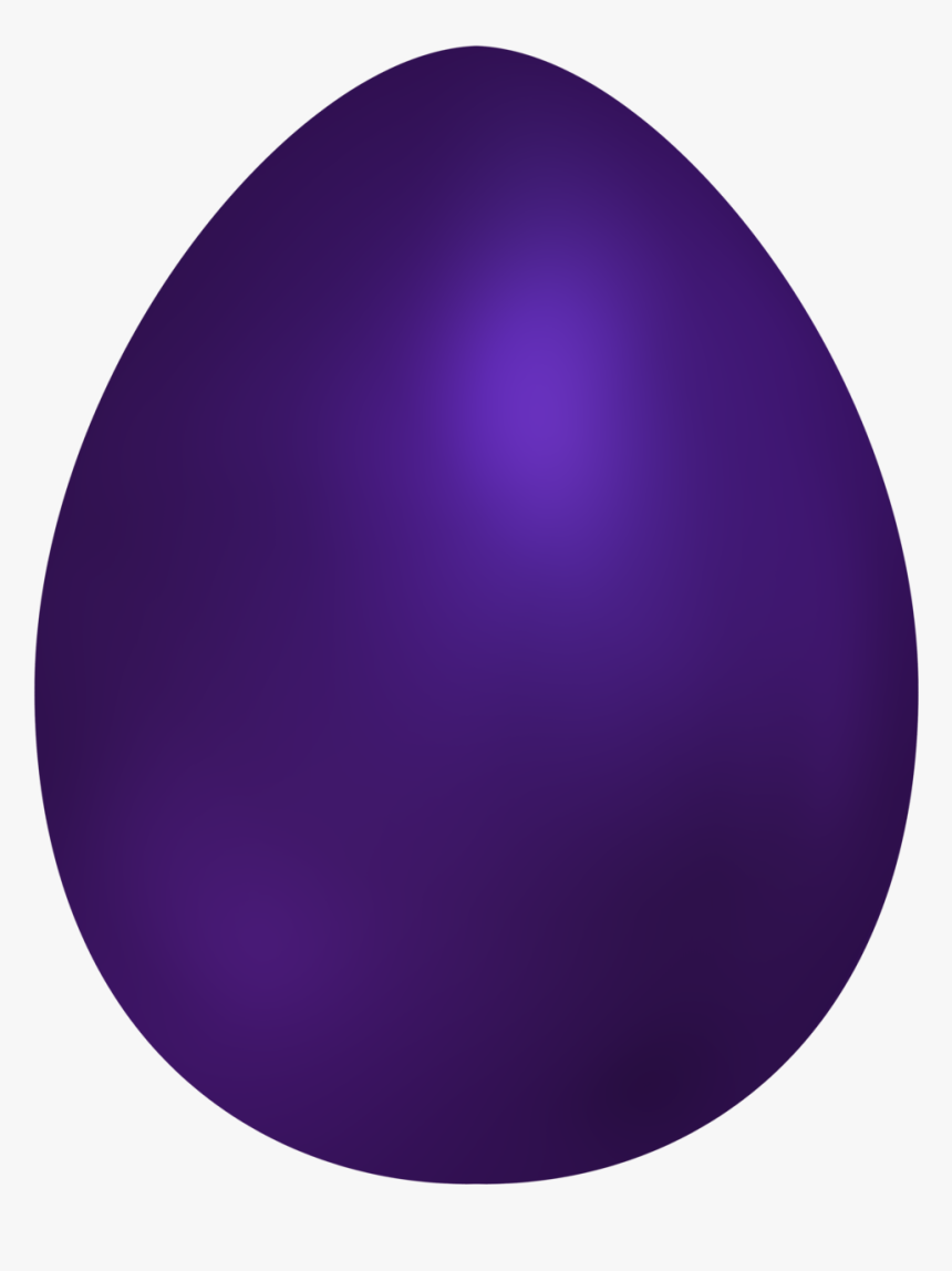 Dark Purple Easter Egg Png Clip Art - Circle, Transparent Png