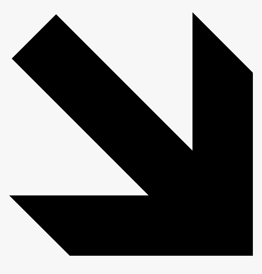 Aiga Right And Down Arrow Png Clip Arts - Arrow Down Right Png, Transparent Png