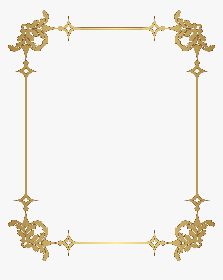 Clipart Frames Decorative, HD Png Download