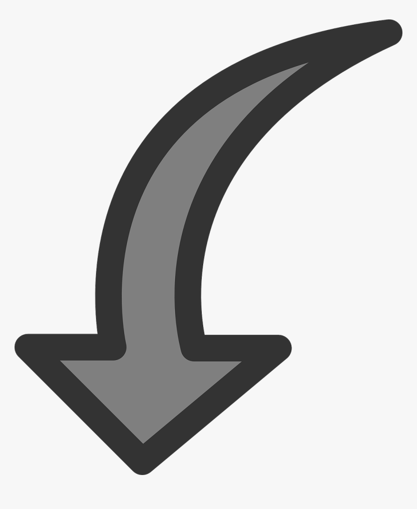 Arrow Clipart Png Down, Transparent Png