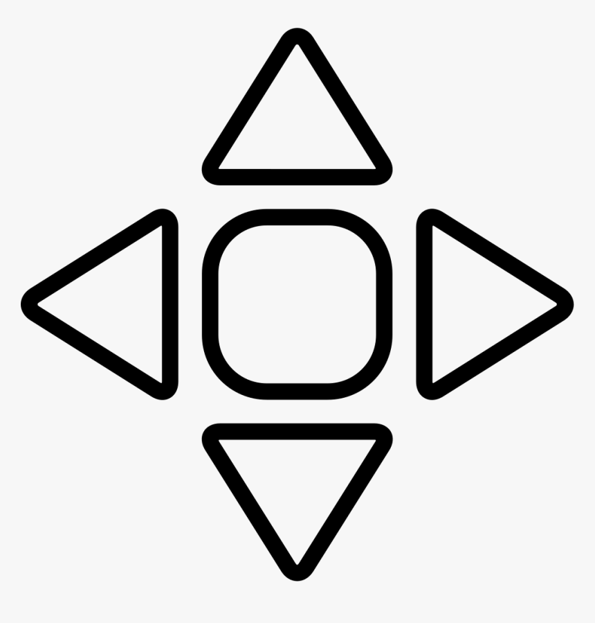 Cardinal Points Star - Estrella De Puntos Cardinales Para Colorear, HD Png Download