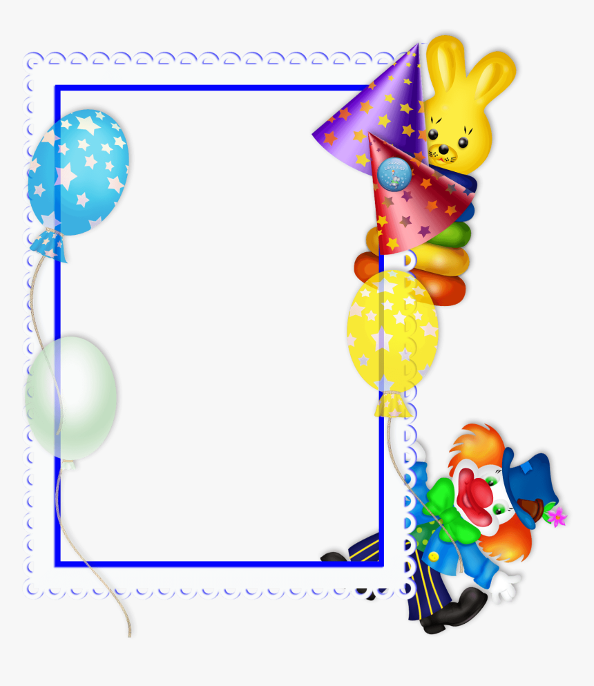 Princess Clipart Borders And Frames - Happy Birthday Frame Png, Transparent Png