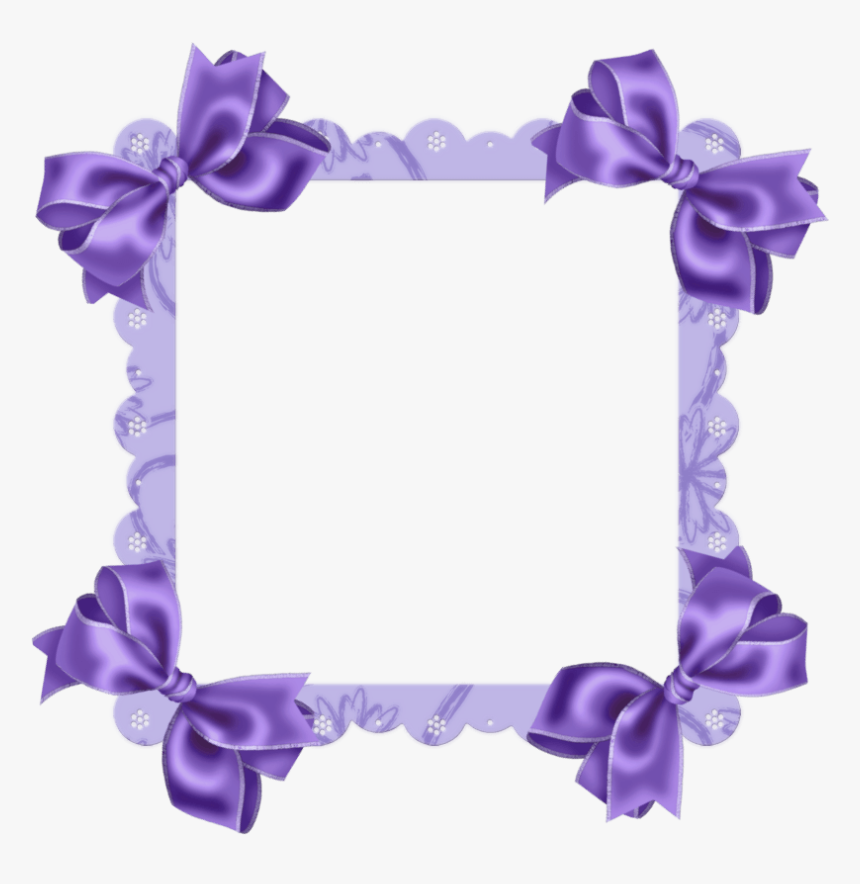 Lavender Clipart Transparent Background , Png Download - Frame Purple Flower Hd, Png Download