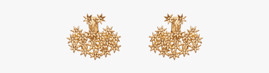 Gold Earrings Png, Transparent Png