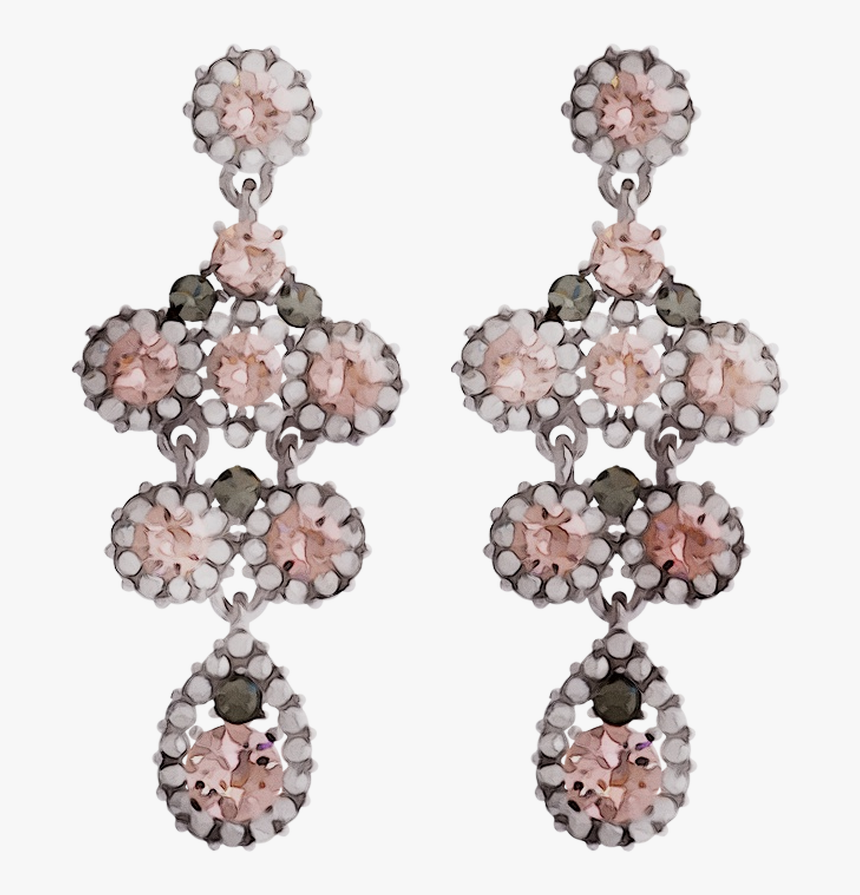 Ag Gold Jewellery Earring Swarovski Silver Clipart - Lily And Rose Örhängen, HD Png Download