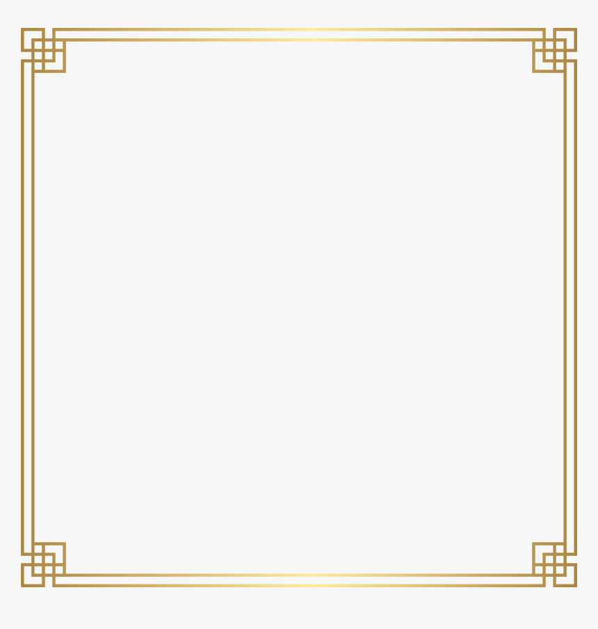 Border Frame Decoration Transparent Png Clip Art Image, Png Download