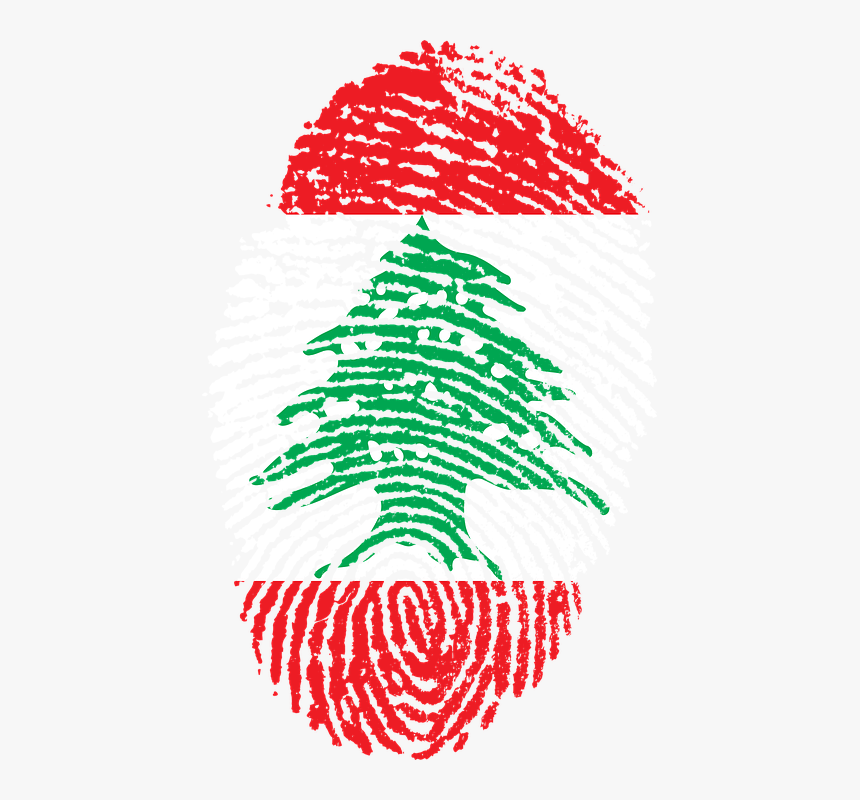 Lebanon, Flag, Fingerprint, Country, Pride, Identity - Challenges Of Digital India, HD Png Download