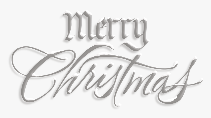 Merry Christmas Silver Snow Text Merry Christmas Text Transparent Hd Png Download Transparent Png Image Pngitem