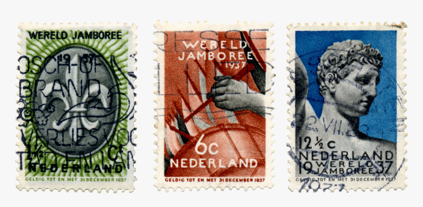 5th World Scout Jamboree Netherlands Stamps 1937 - Stamps, HD Png Download