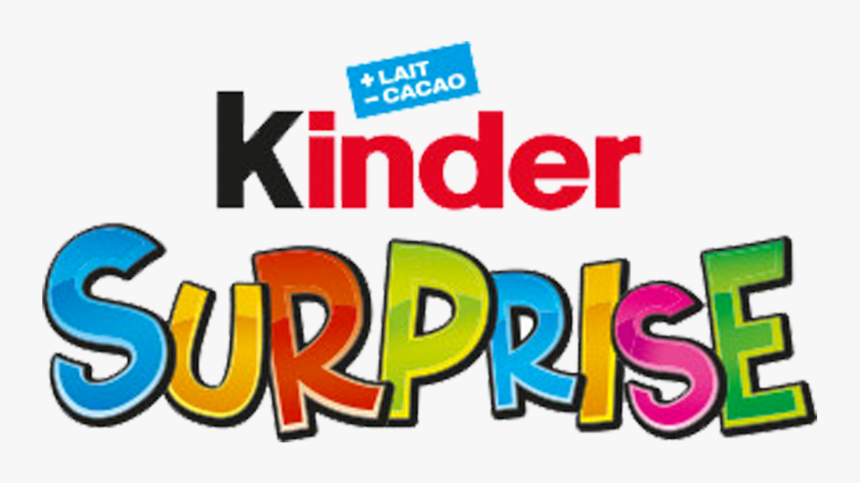 Bueno Text Chocolate Kinder Surprise Line - Kinder Sorpresa Logo, HD Png Download