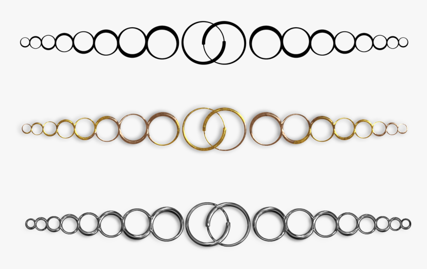 Dividers Silver Gold Free Picture - Разделители Для Текста Png, Transparent Png