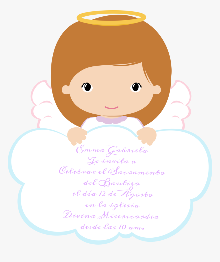 Angelitos Niñas Para Imprimir - Desenho Anjinha Png, Transparent Png