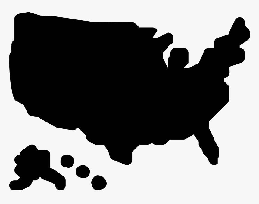 Usa Map Icon Filled - Huntington Beach Ca On Map, HD Png Download