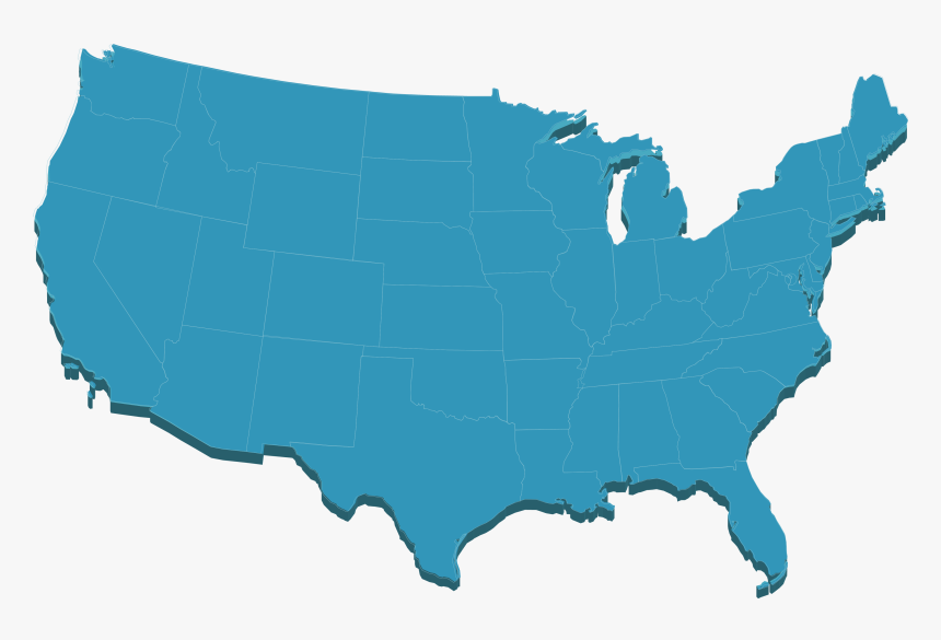 Us Presidential Election 2016 United States Voting - United States Map Transparent Background, HD Png Download