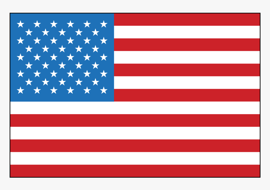 United States Of America Logo Png Transparent - Us Flag Dimensions Inches, Png Download