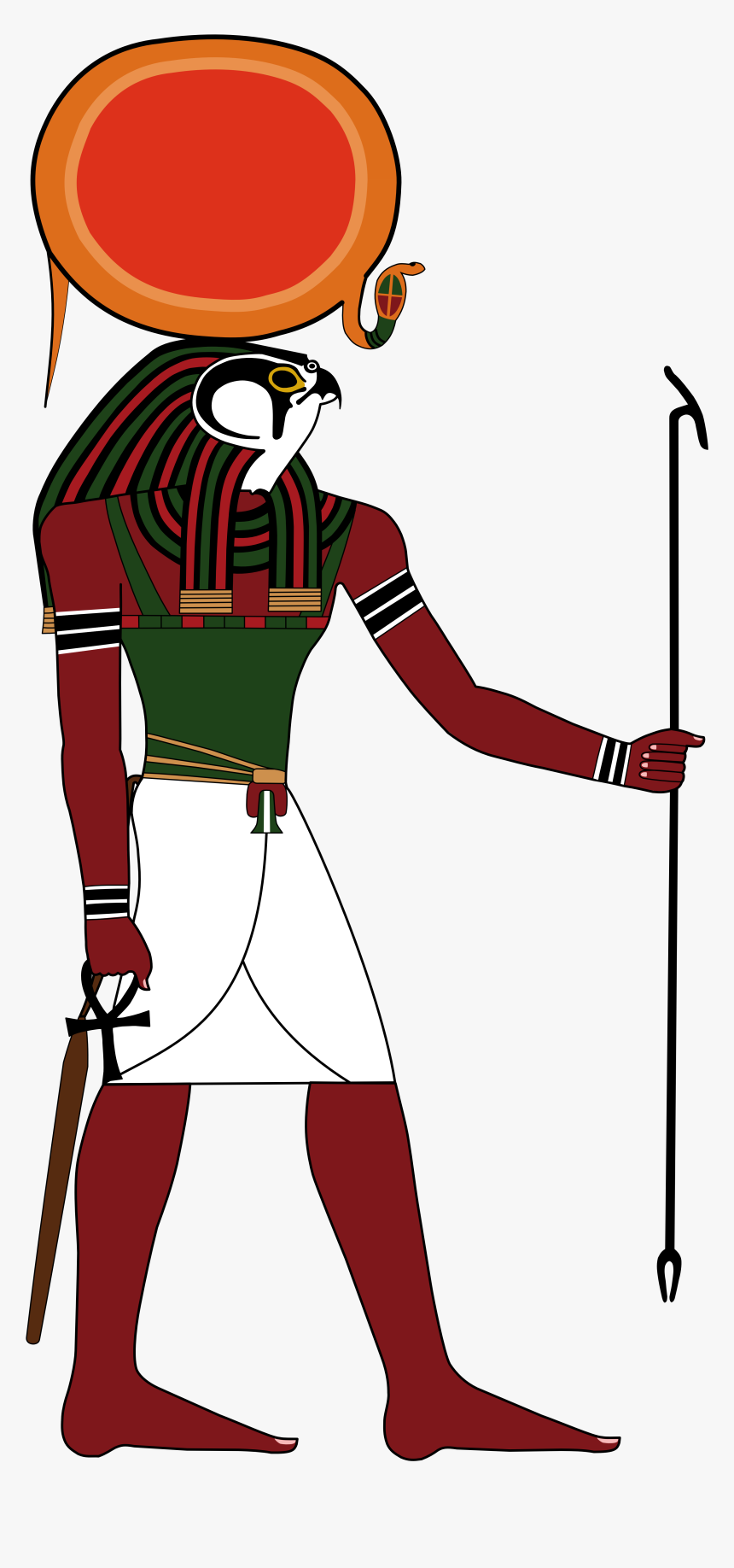 Egyptian Clip Art - Ra The Sun God, HD Png Download