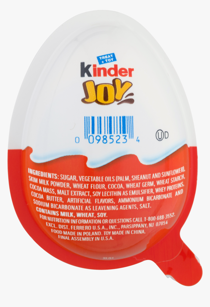 Do Kinder Joy Contain Nuts HD Png Download Transparent Png Image 