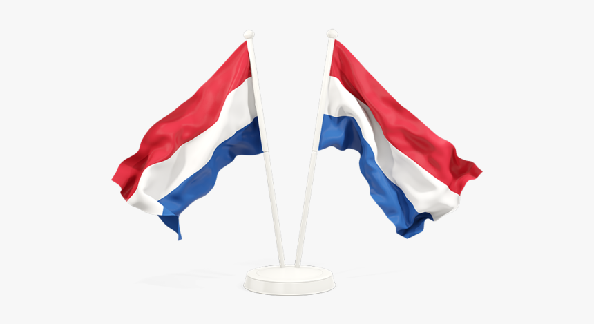 Two Waving Flags - El Salvador Flag Waving, HD Png Download