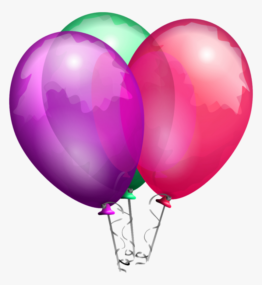 Balloon Clipart - Happy Birthday Balloons Png, Transparent Png
