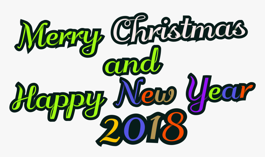 Happy New Year Decorative - Calligraphy, HD Png Download