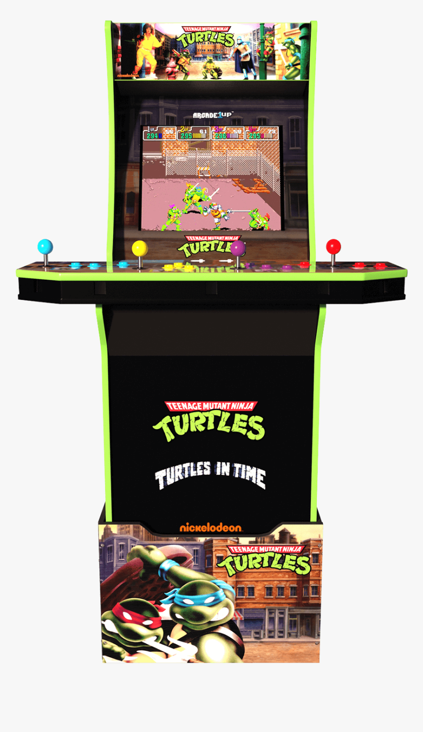 Teenage Mutant Ninja Turtles™ Arcade Cabinet 
 Class - Ninja Turtles Arcade 1up, HD Png Download