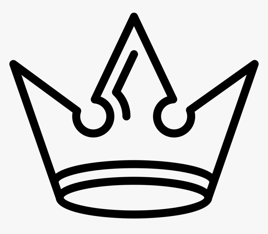 Royal Crown Of Vintage Sharp Spiky Design - King Crown White Png, Transparent Png