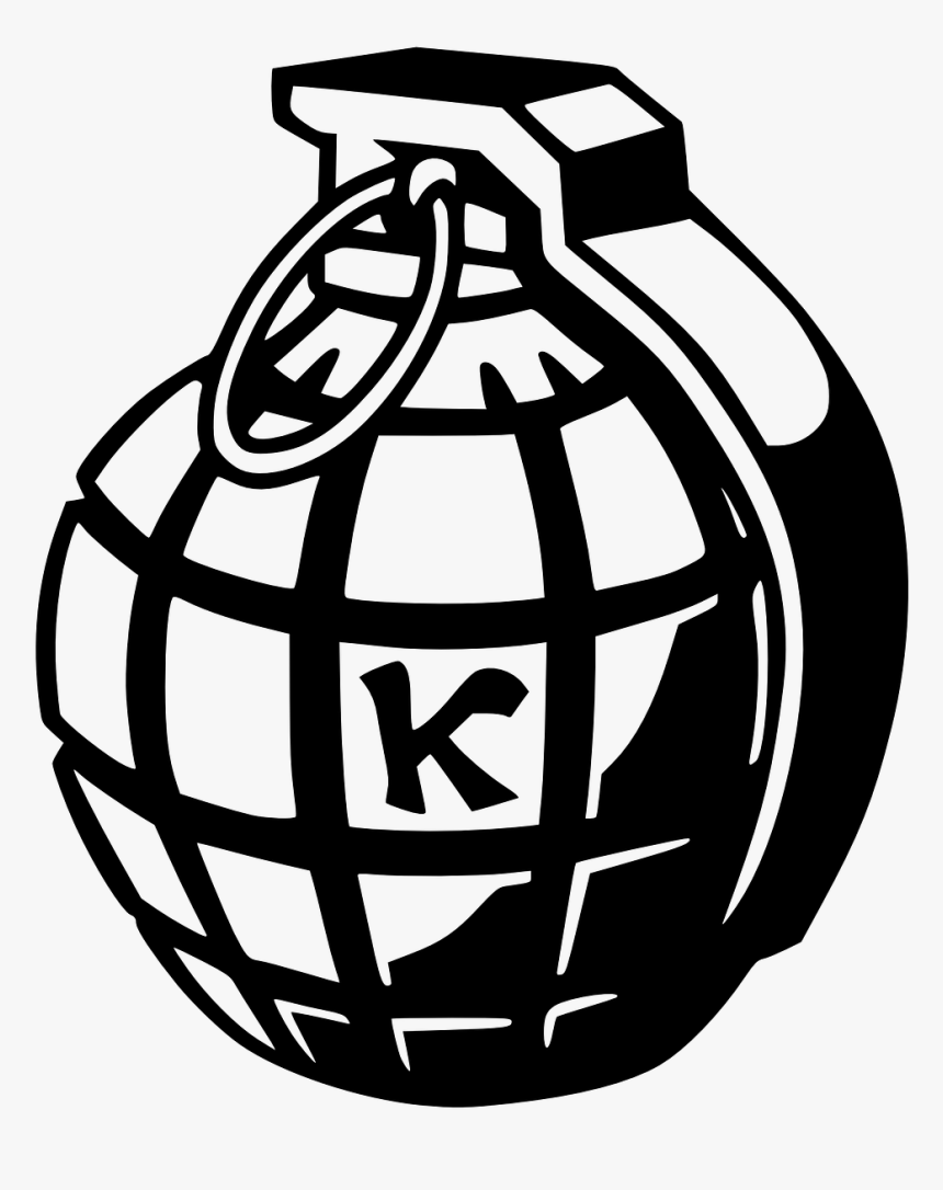 Kallisti Grenade Svg Clip Arts - Hand Grenade, HD Png Download