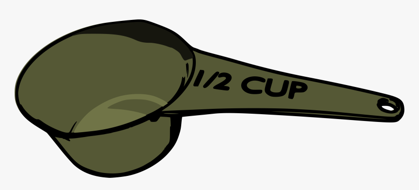 Measuring Cup Clip Arts - Measuring 1 2 Cup, HD Png Download