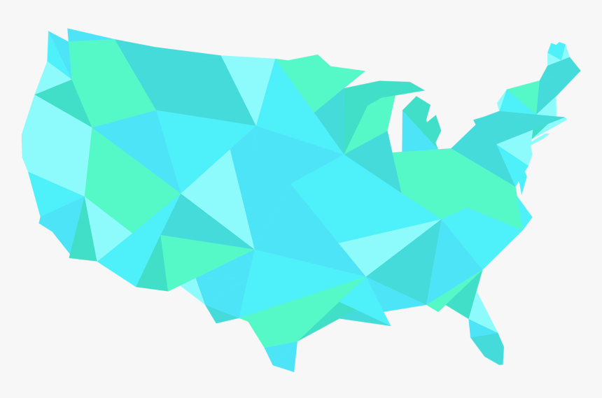 Usa Map Red Png, Transparent Png