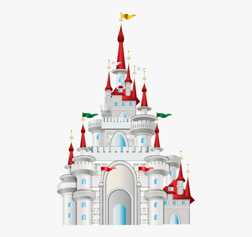 Castle Clipart Label - Disney Castle Illustration Png, Transparent Png