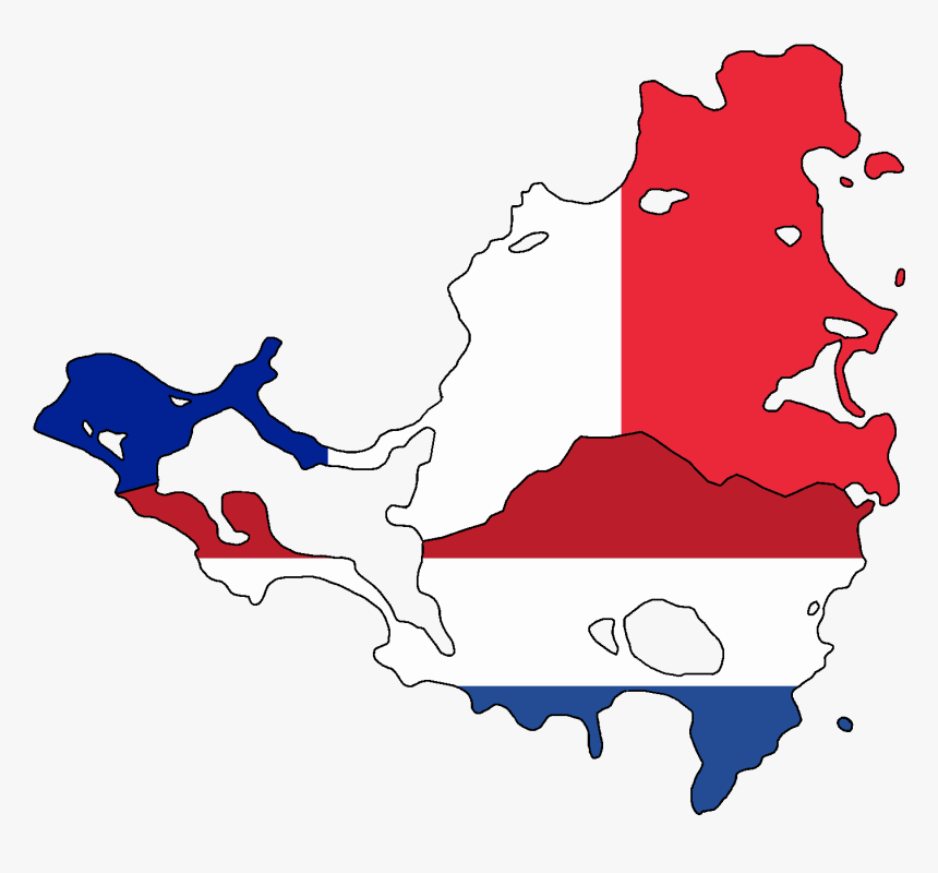 Transparent Dutch Flag Png - St Maarten Flag Map, Png Download