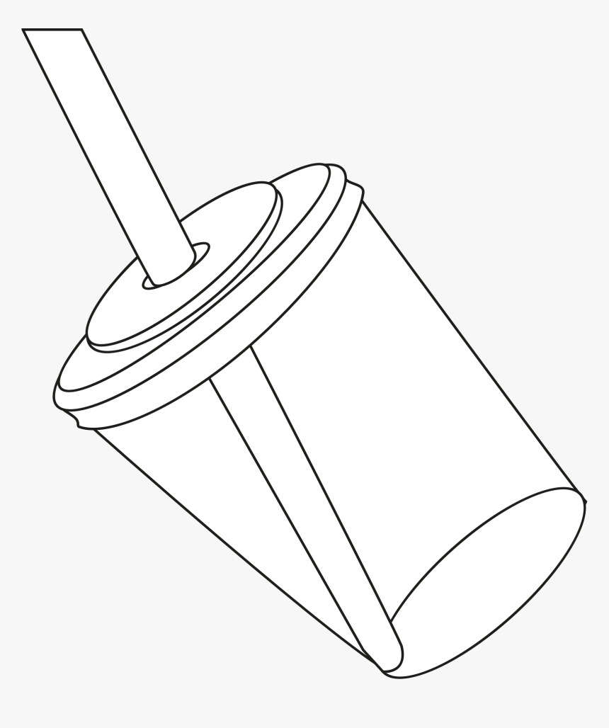 Drink Cup Clip Arts - Drinking Cups Black And White Clip Art, HD Png Download