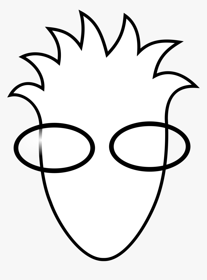 Transparent Spiky Hair Clipart - Clip Art, HD Png Download