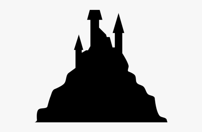 Cinderella Castle Disney Palace Clipart Silhouette - Castle Transparent Silhouette, HD Png Download