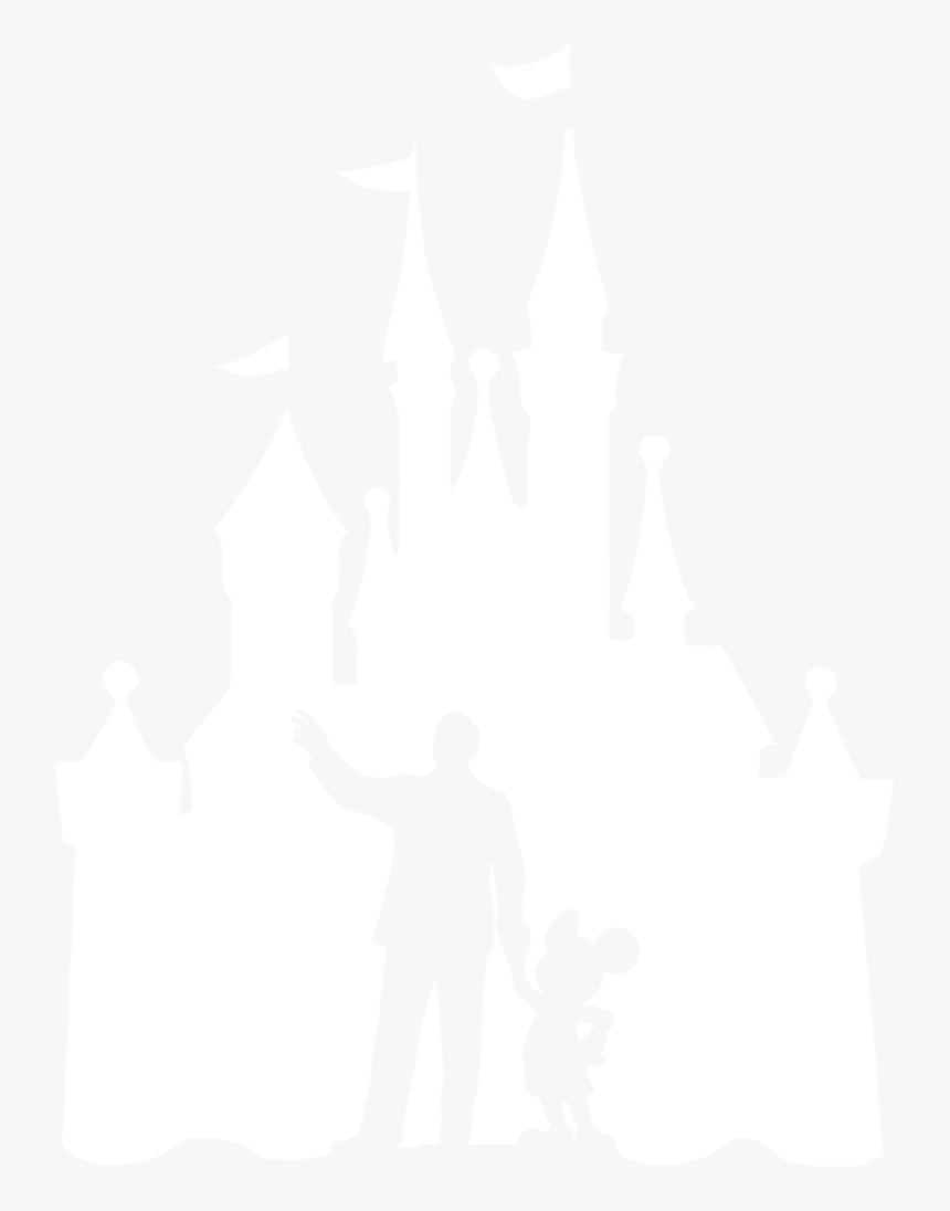 Disney Castle Silhouette Transparent Disney Castle - Minnie Mouse Castle Silhouette, HD Png Download