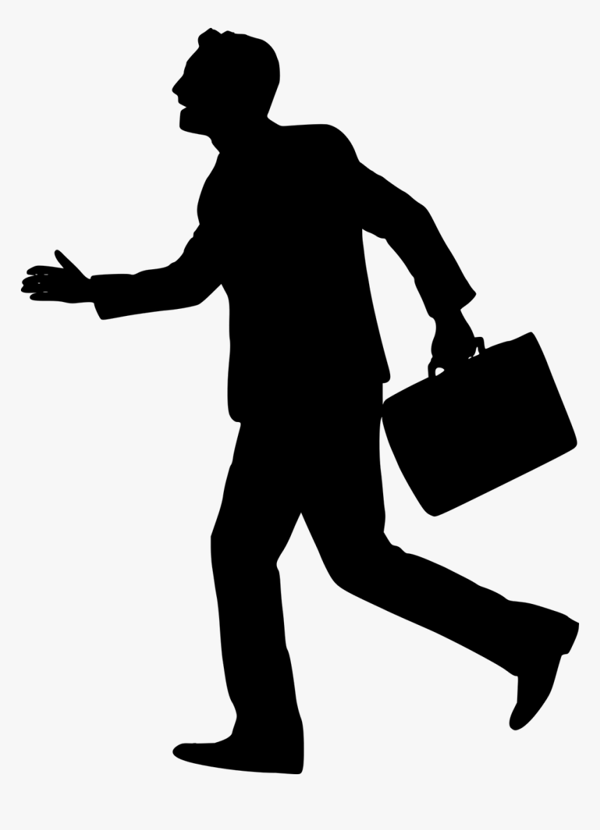 Silhouette Businessman, HD Png Download