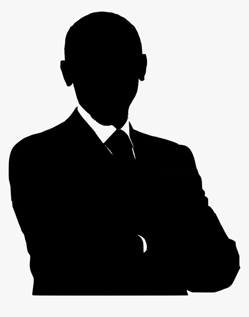 Arms Folded Silhouette Png, Transparent Png