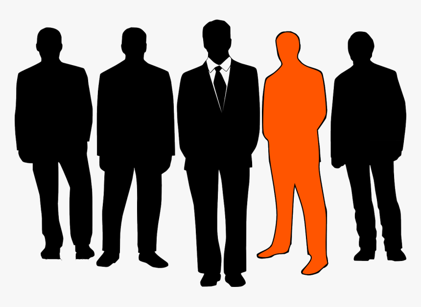 Businessmen, Leader, Group, Business, Men, Orange - Employees Transparent Background Clipart, HD Png Download