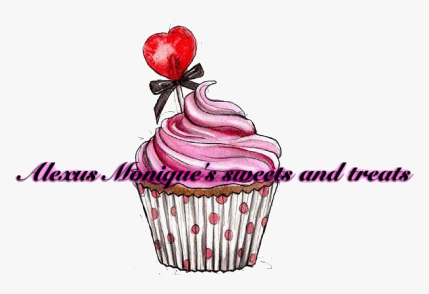 Transparent Bundt Cake Clipart - Easy Drawings Of Cupcakes, HD Png Download