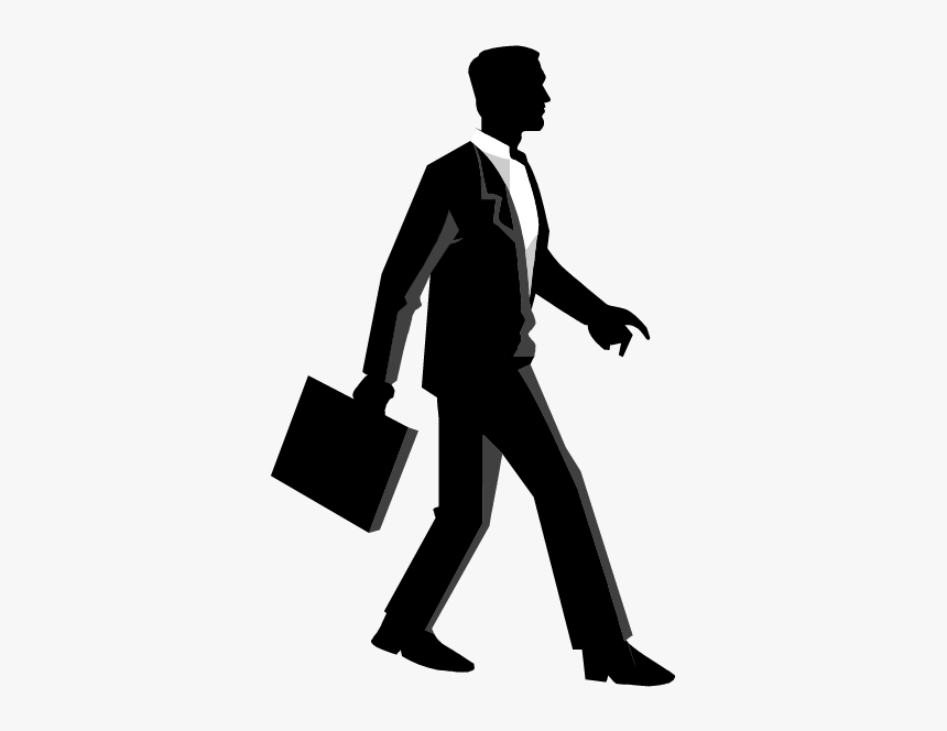 Euclidean Vector Silhouette Stock Illustration - Vector Silhouette Business Men, HD Png Download