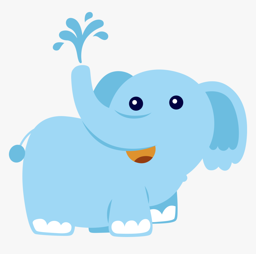 Transparent Baby Elephants Clipart - Jungle Animals Clipart Elephant, HD Png Download